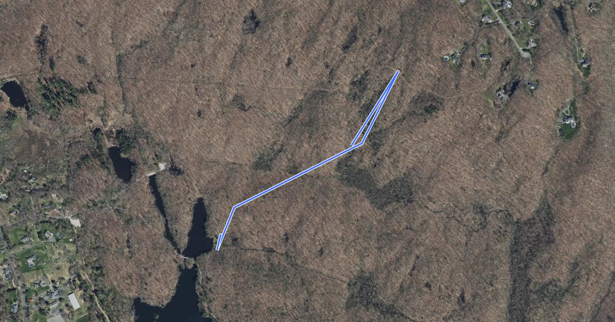 Маршрут Huntington - Green Route на спутниковом снимке