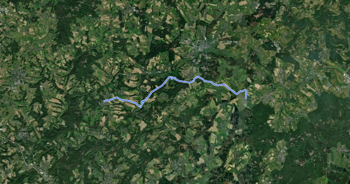 Маршрут [+] HWW Bad Honnef - Koblenz [3] (Flammersfeld - Berod) на спутниковом снимке