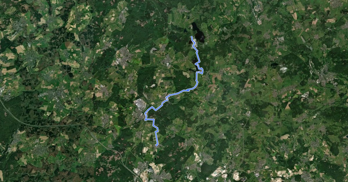Маршрут [+] HWW Bad Honnef - Koblenz [5] (Seeburg am Dreifelder Weiher - Vielbach) на спутниковом снимке