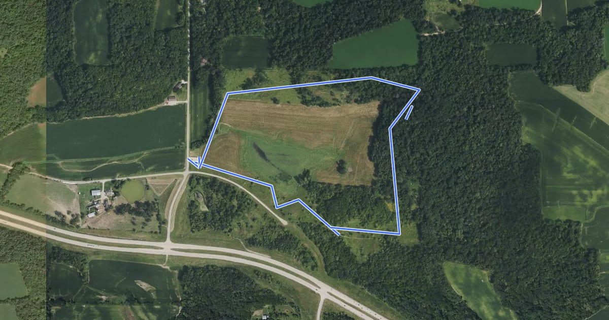 Маршрут IAT - Springfield Hill Segment на спутниковом снимке