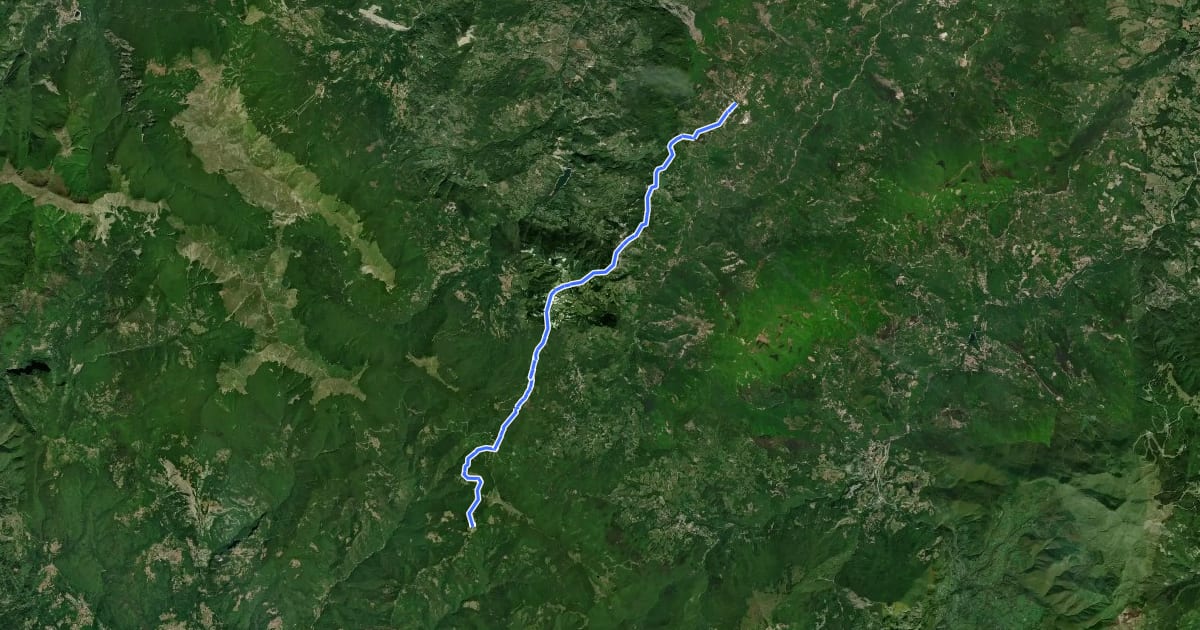 Маршрут Il Cammino di santa Giulia - CSG-T011_V24 San-Pellegrino-in-Alpe_Frassinoro на спутниковом снимке