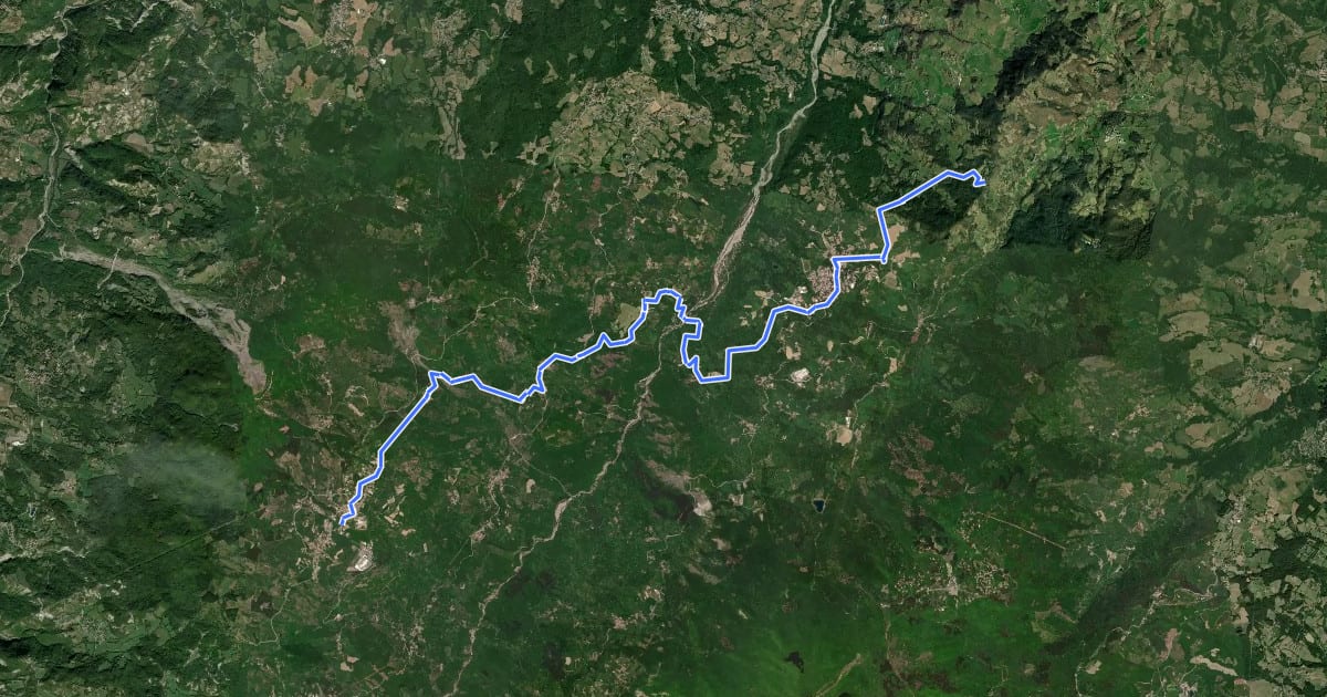 Маршрут Il Cammino di santa Giulia - CSG-T012_V24 Frassinoro_Palagano_Locanda-la-Cialamina на спутниковом снимке
