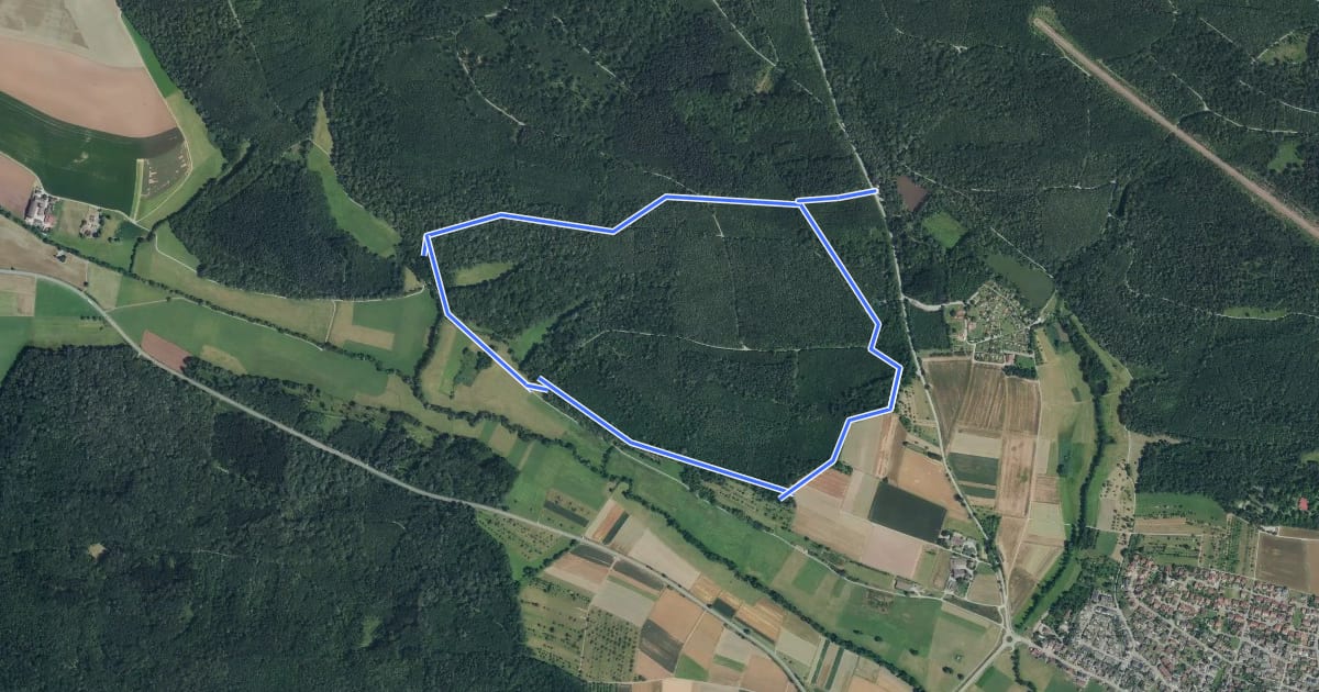 Маршрут Illingen/Württemberg: Rundwanderweg Nr. 3 на спутниковом снимке