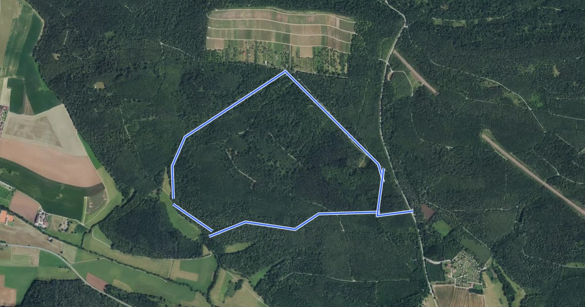 Маршрут Illingen/Württemberg: Rundwanderweg Nr. 4 на спутниковом снимке