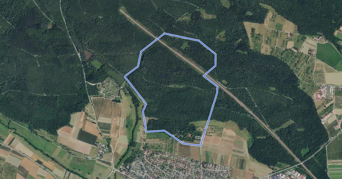 Маршрут Illingen/Württemberg: Rundwanderweg Nr. 6 на спутниковом снимке