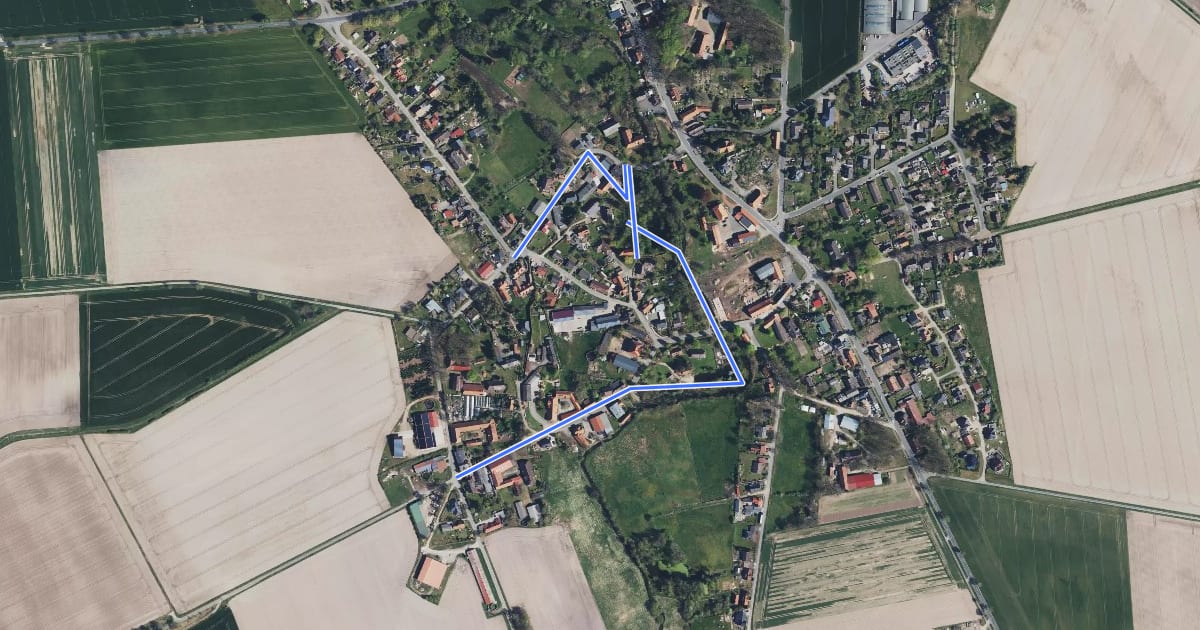 Маршрут Ilmenau-Radweg (Tourergänzung) на спутниковом снимке