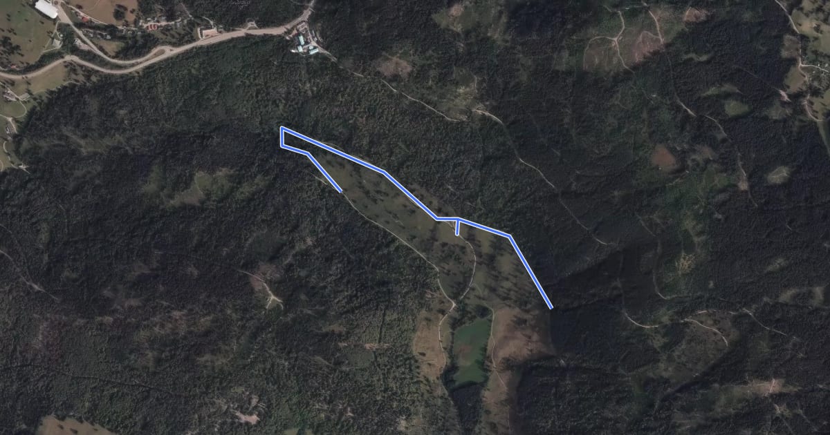 Маршрут Im Gschweih - Klusenwald на спутниковом снимке