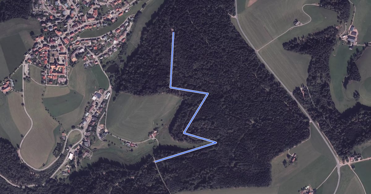 Маршрут Im Pfisterwald - Stuhl на спутниковом снимке