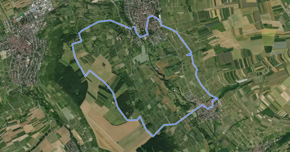 Маршрут Ingelheim: Ingelheimer Auslese на спутниковом снимке