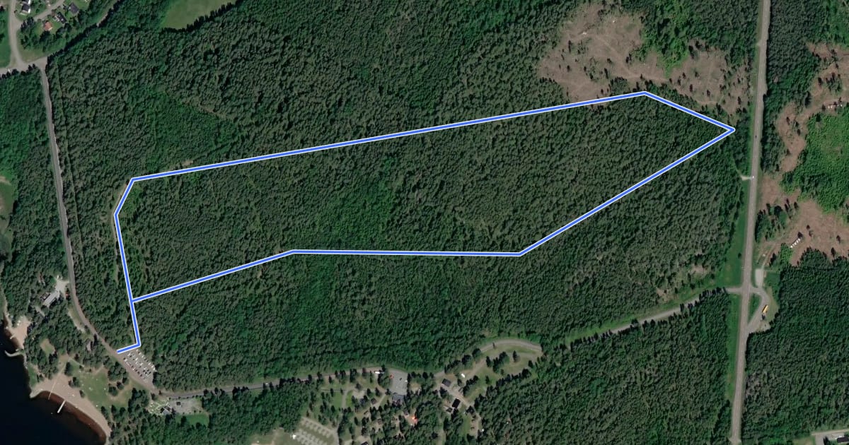 Маршрут Ingestrands Elljusspår на спутниковом снимке