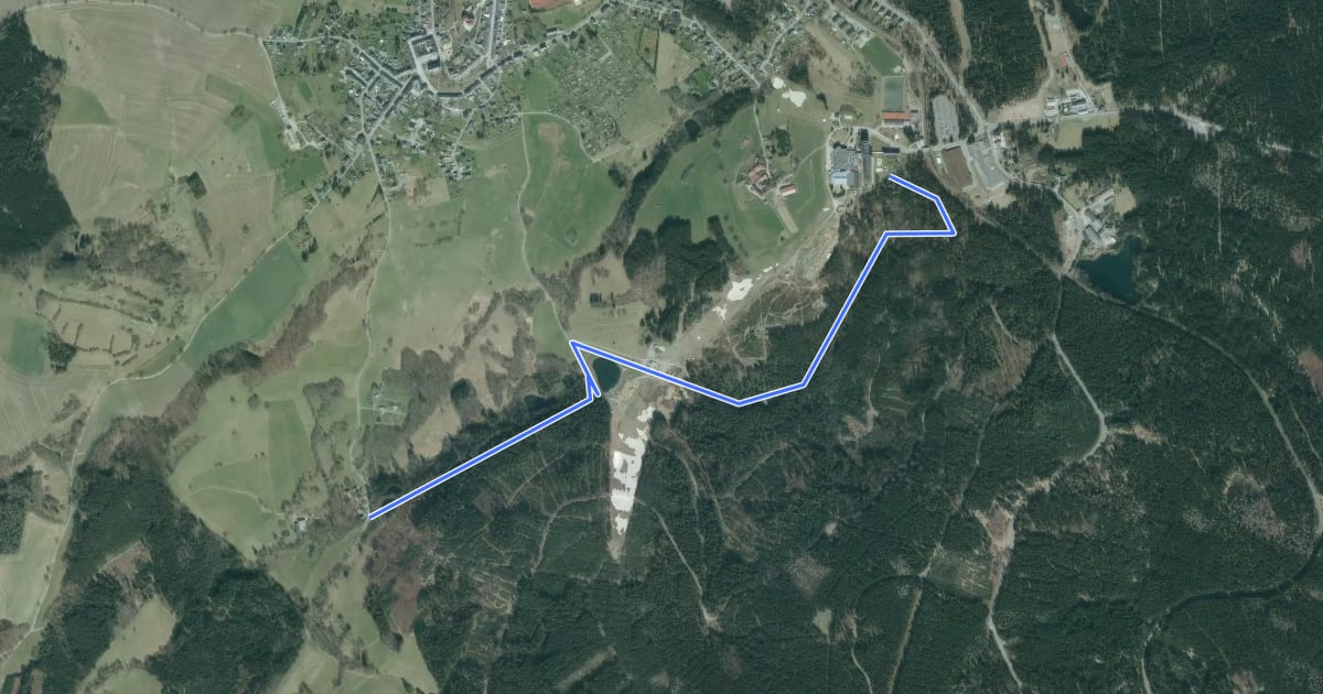 Маршрут Innerer Ringweg на спутниковом снимке