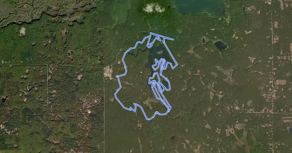 Маршрут Intermediate Bike Loop - Blue на спутниковом снимке