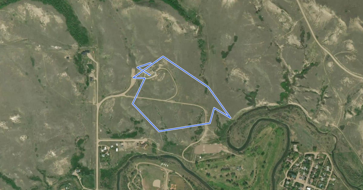 Маршрут Interpretive Trail на спутниковом снимке