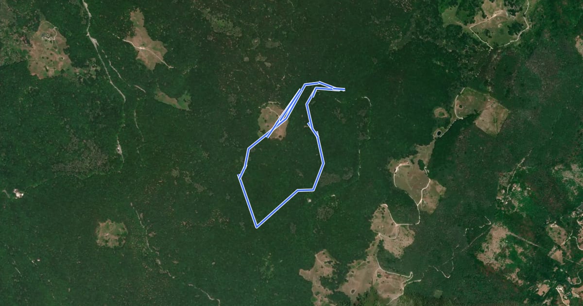 Маршрут Itinerario 1 - Uno sguardo dall'alto на спутниковом снимке