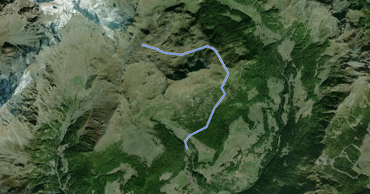 Маршрут Itinerario 11C на спутниковом снимке