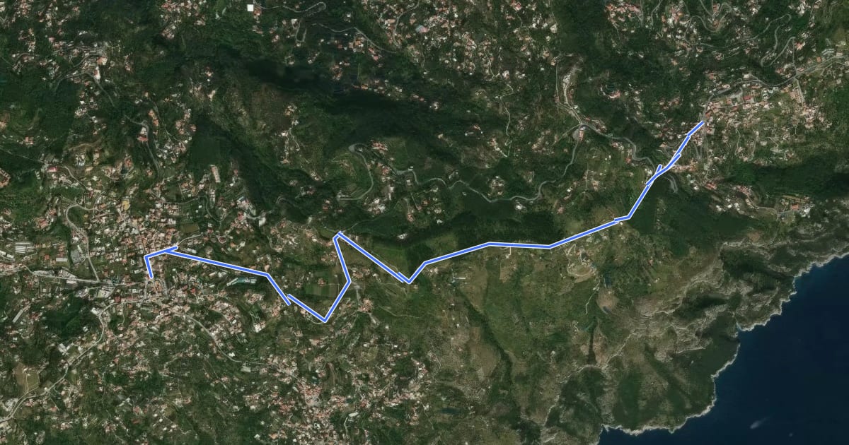 Маршрут Itinerario 59 на спутниковом снимке