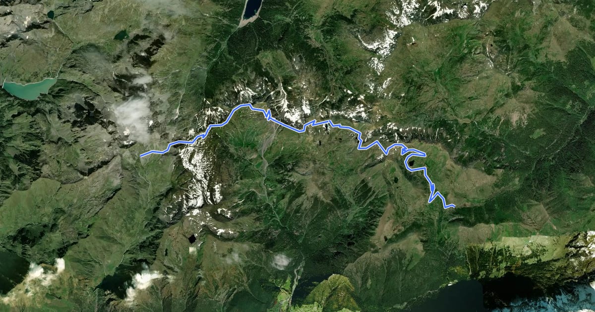 Маршрут Itinerario Naturalistico Antonio Curò - Tappa 3 на спутниковом снимке