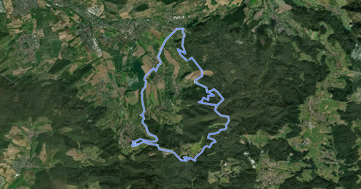 Маршрут IVB MTB Tour 3 Paradies Tour на спутниковом снимке