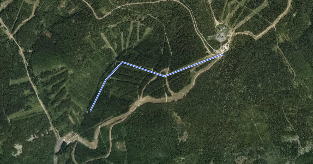 Маршрут iXS Downhill на спутниковом снимке