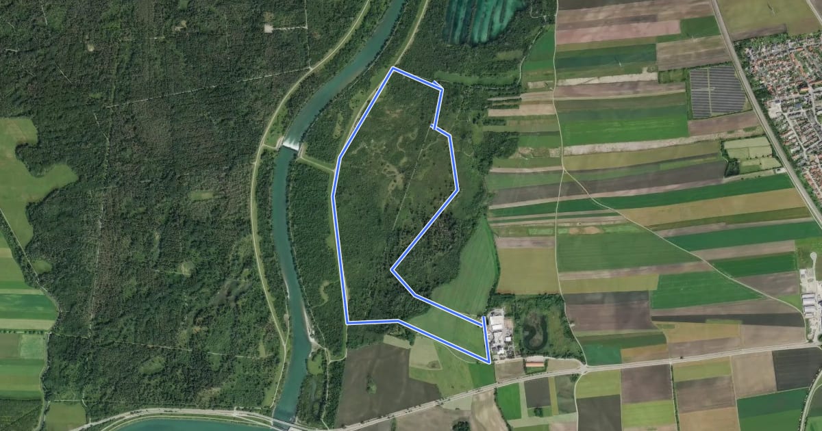 Маршрут Jägersteig Rundwanderweg на спутниковом снимке