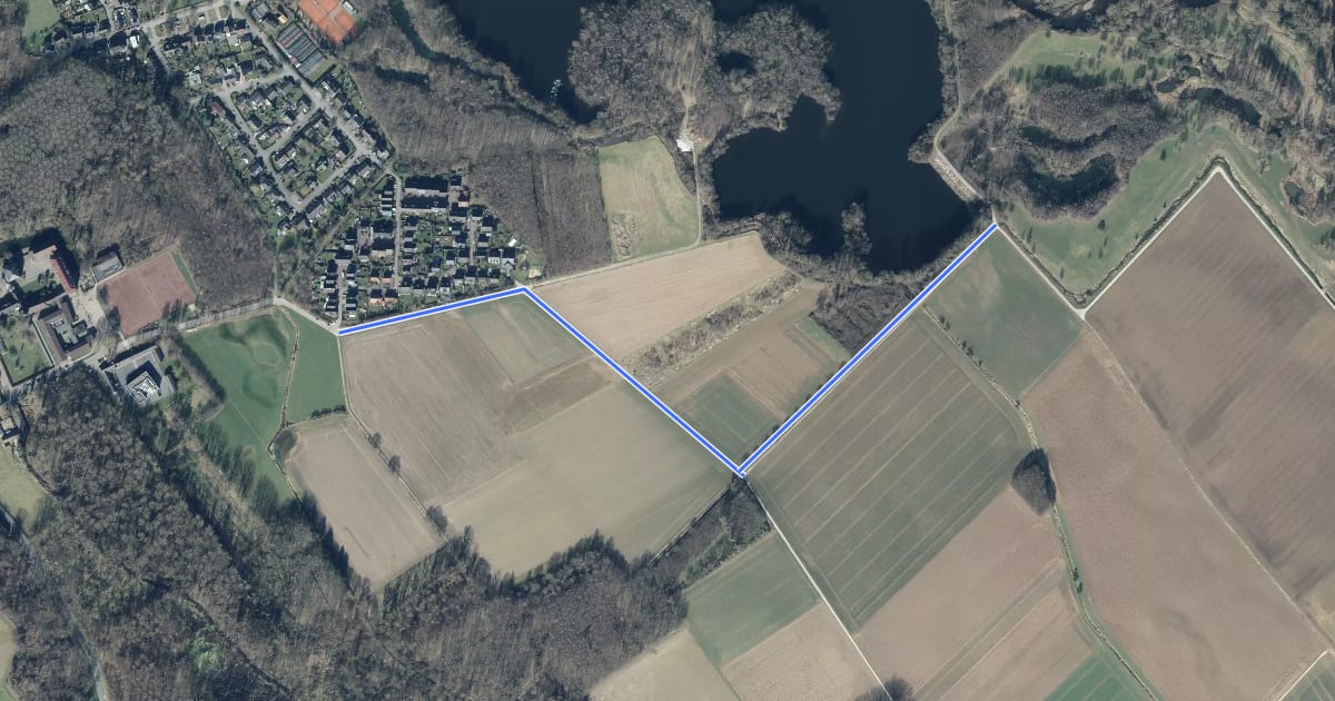 Маршрут Jülich (15) - Jülich (30) на спутниковом снимке