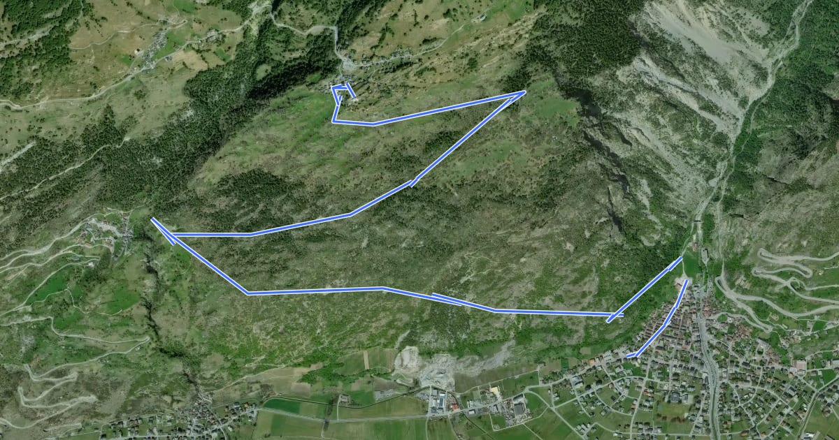 Маршрут Jeizi Enduro на спутниковом снимке