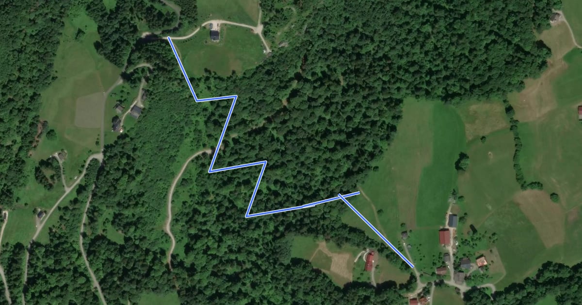 Маршрут Jochwand Wanderweg на спутниковом снимке