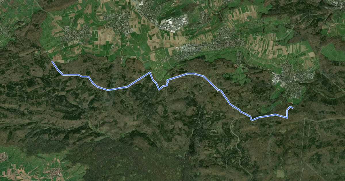 Маршрут Johannes-Konath-Eiche - Einstieg Ranzenpuffertour на спутниковом снимке