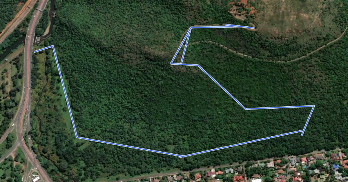 Маршрут Joos Becker Guided Trail на спутниковом снимке