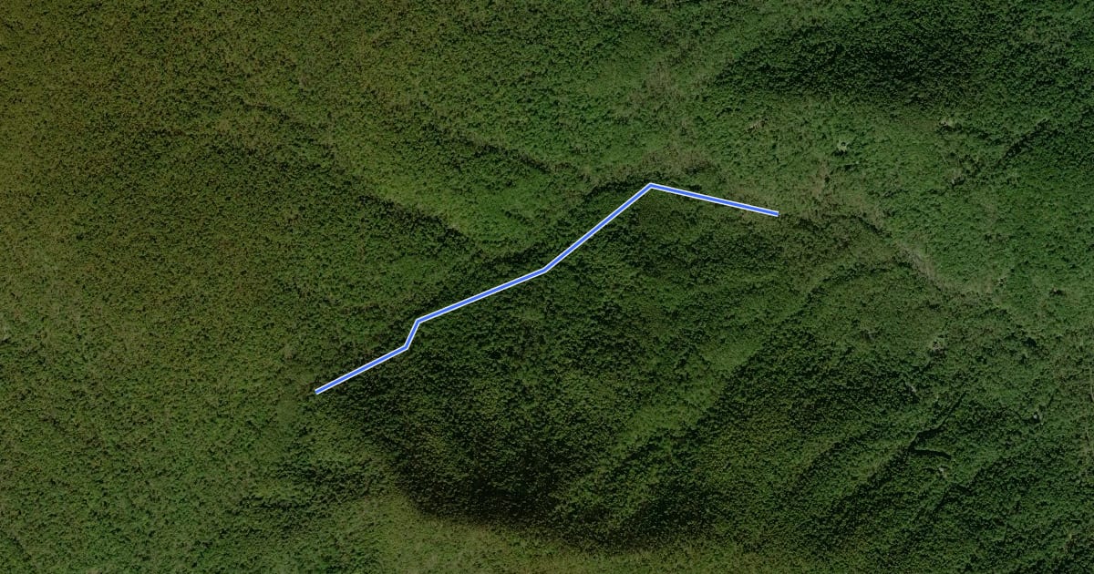 Маршрут Jordan River Trail на спутниковом снимке