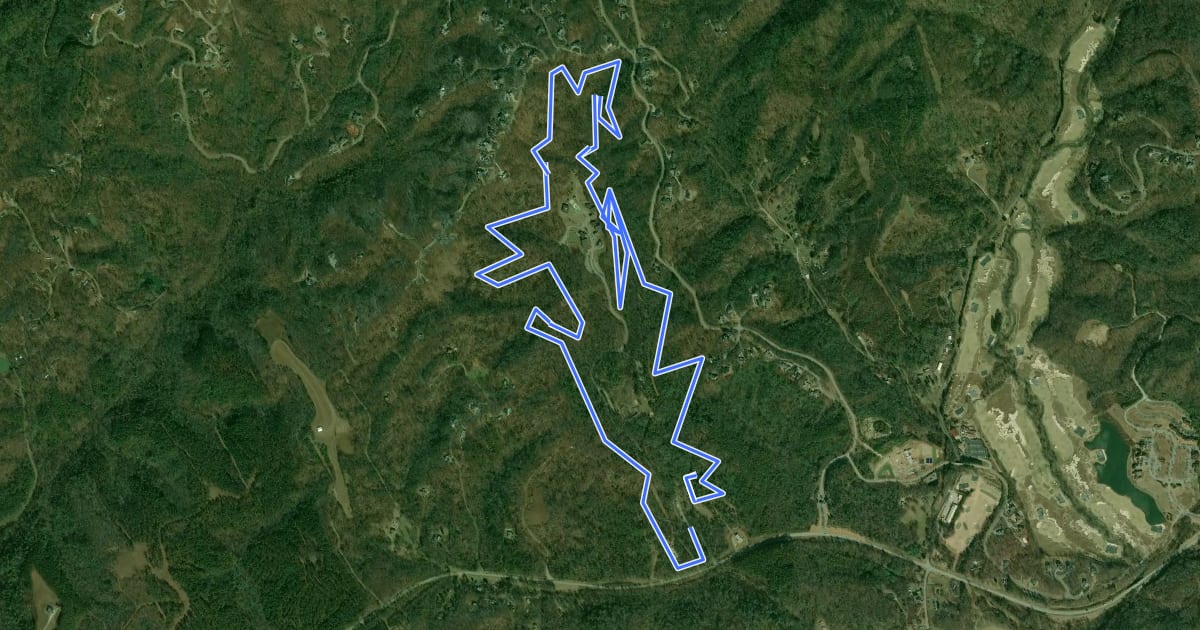 Маршрут Jorge Francisco Arango Trail (Hike) на спутниковом снимке