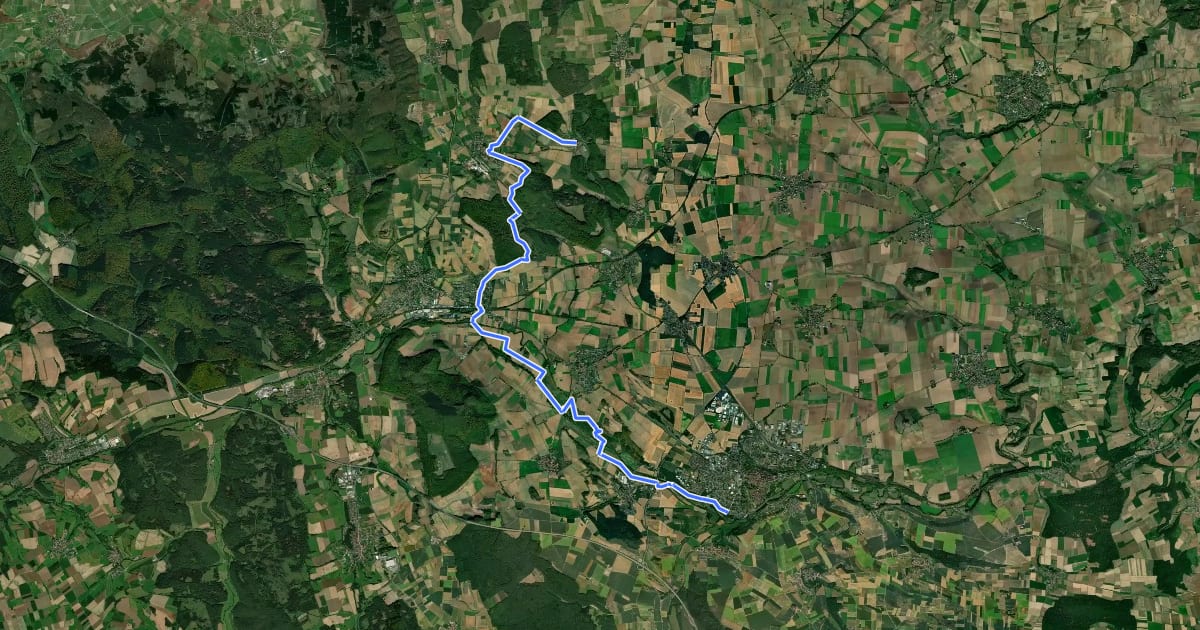 Маршрут Josef-Leifeld-Weg на спутниковом снимке