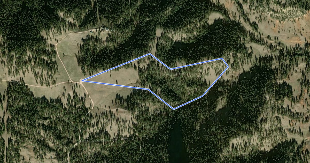 Маршрут Joyner Ridge Trail на спутниковом снимке