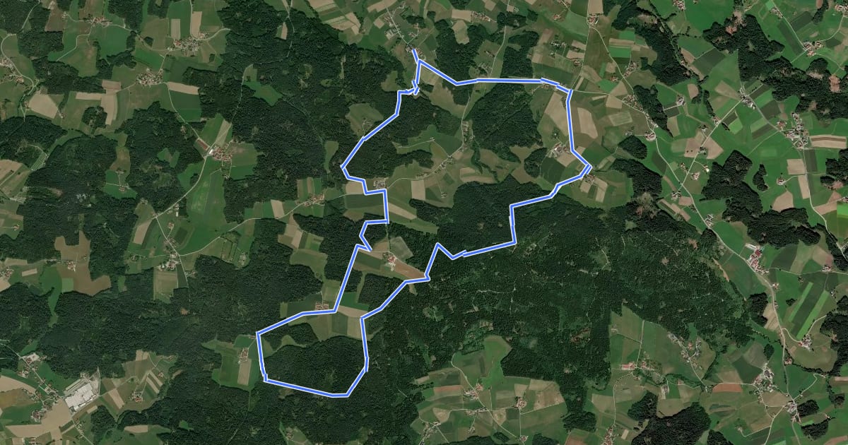 Маршрут Jungfraunstein-Wanderung на спутниковом снимке