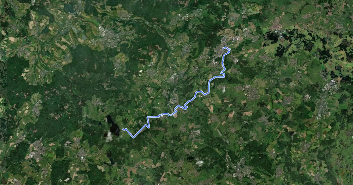 Маршрут [K] Kölner Weg [11] Bad Marienberg - Dreifelden на спутниковом снимке