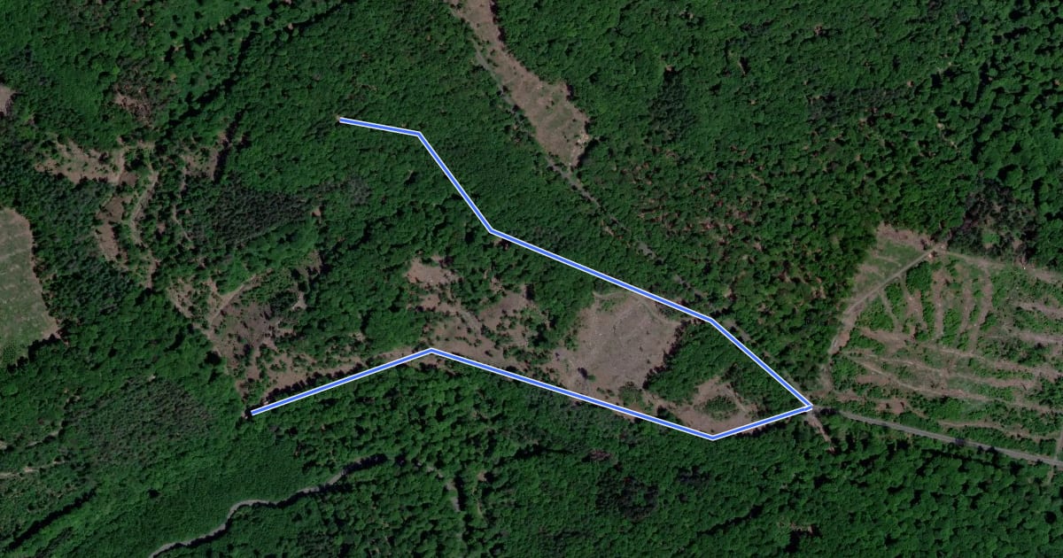 Маршрут Kadenbacher Rundwanderweg K2 на спутниковом снимке