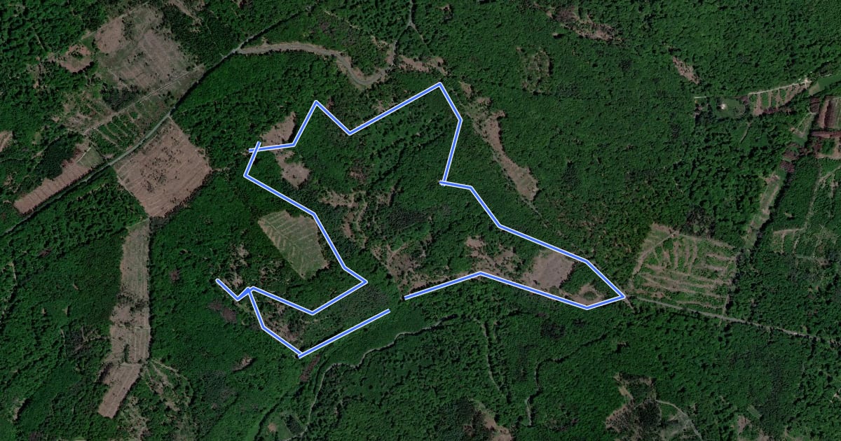 Маршрут Kadenbacher Rundwanderweg K3 на спутниковом снимке
