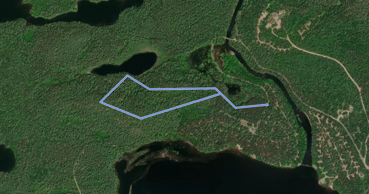 Маршрут Kag Trail на спутниковом снимке