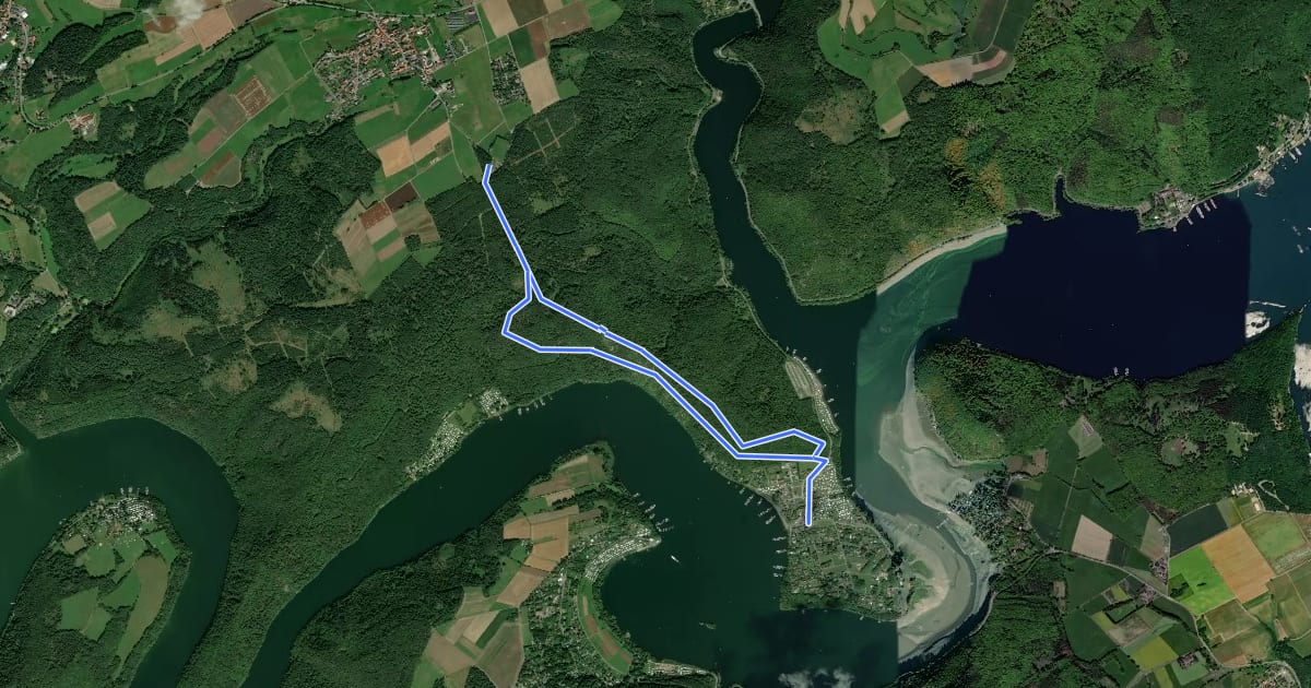Маршрут Kahle-Haardt-Route на спутниковом снимке