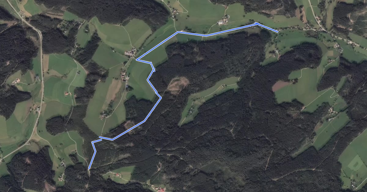Маршрут Kaiserhäusle - Schlegelberg West на спутниковом снимке