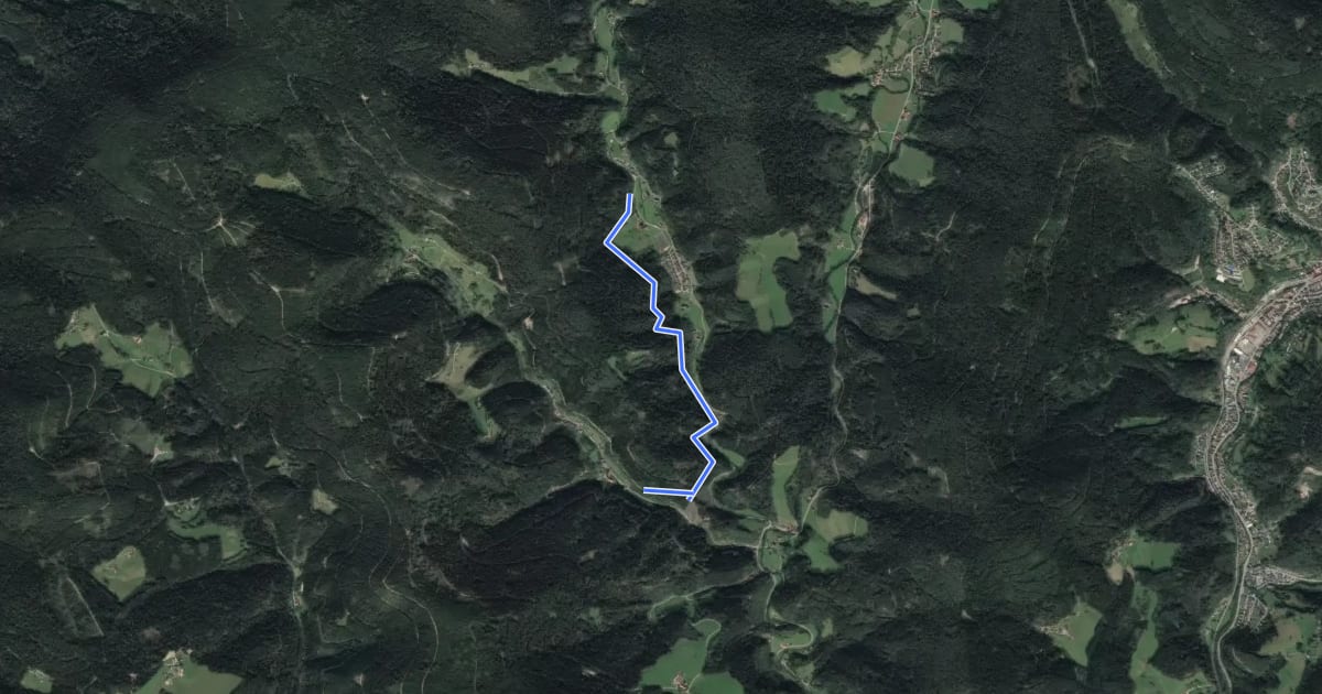 Маршрут Kapellenberg - Klosterblick на спутниковом снимке