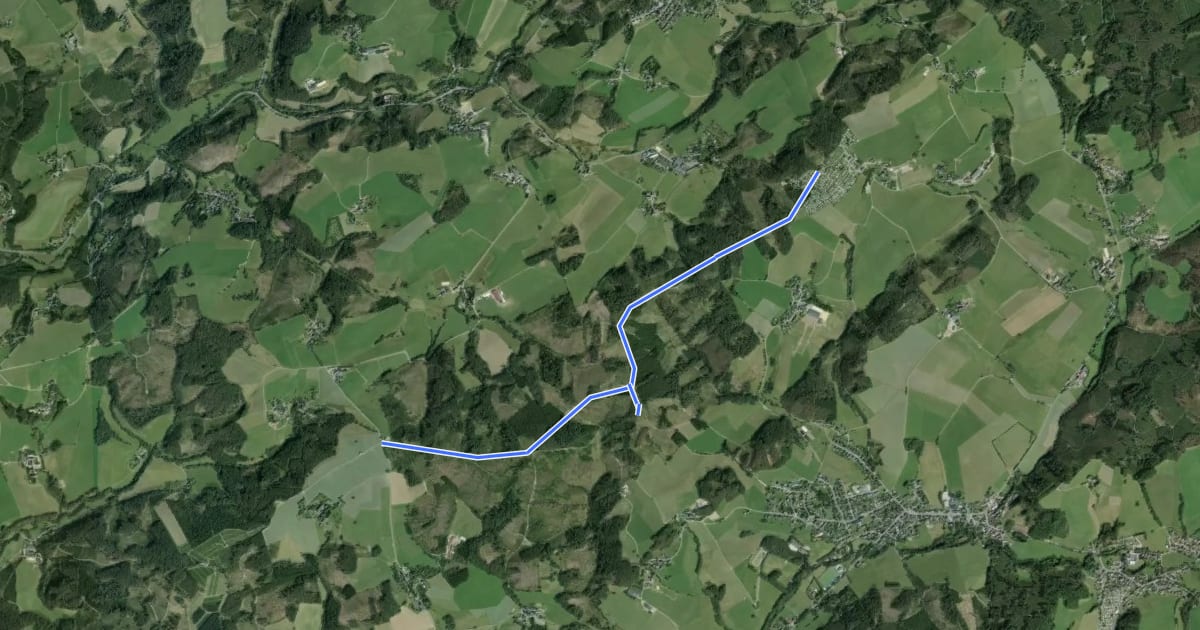 Маршрут Kapellensüng Rundweg A1 на спутниковом снимке