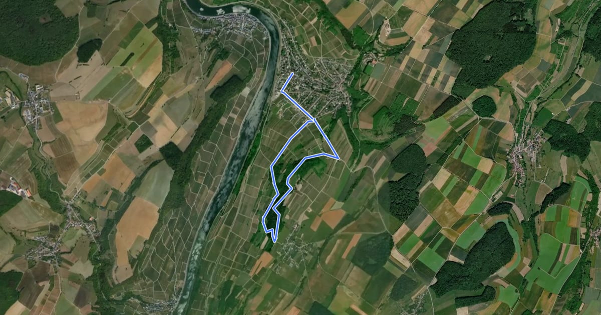 Маршрут Kapellenweg на спутниковом снимке