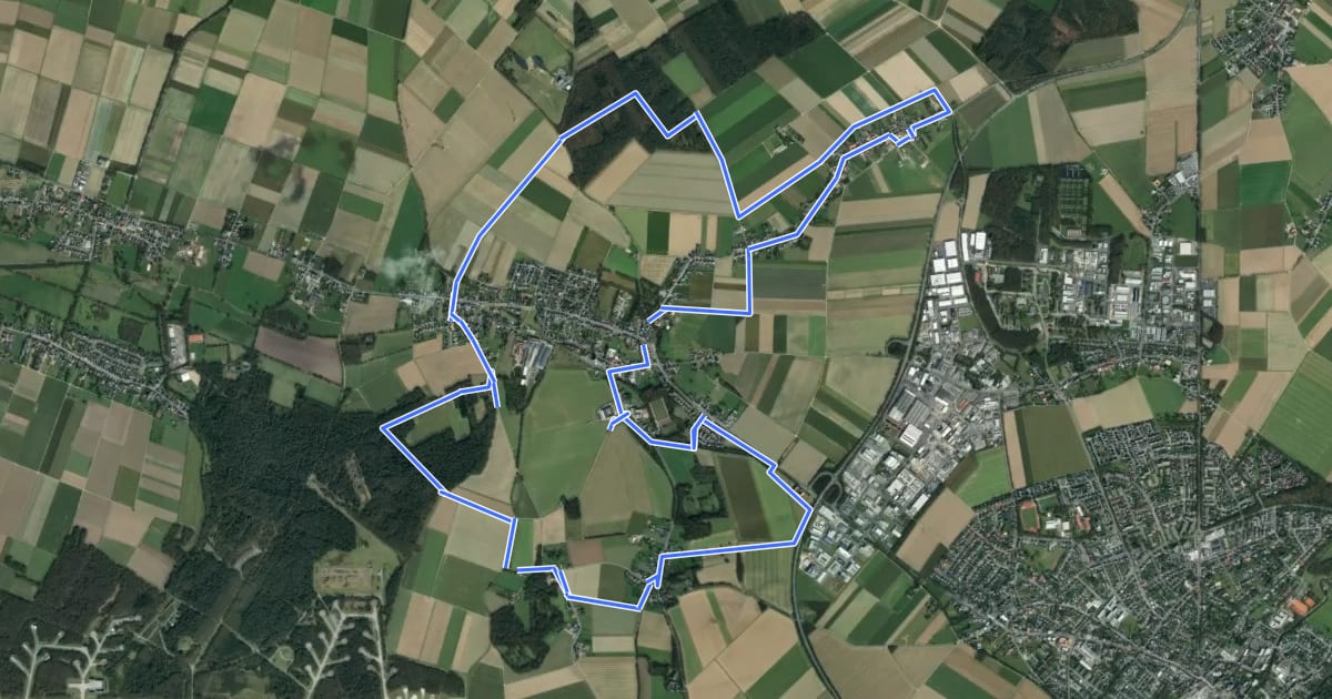 Маршрут Kapellenweg der Pfarre St. Mariä Namen на спутниковом снимке