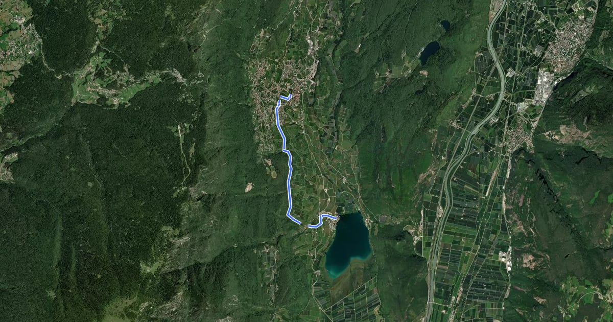 Маршрут Kardatscher Weg - Sentiero Kardatsch на спутниковом снимке