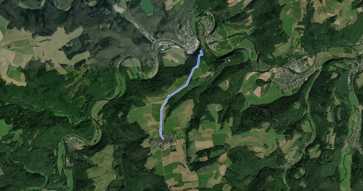 Маршрут Karl-Kaufmann-Weg Alternativroute на спутниковом снимке