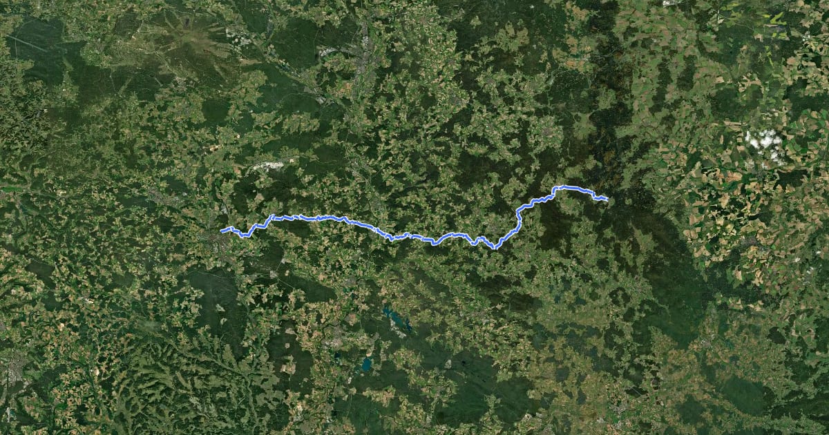 Маршрут Karl-Krampol-Weg на спутниковом снимке