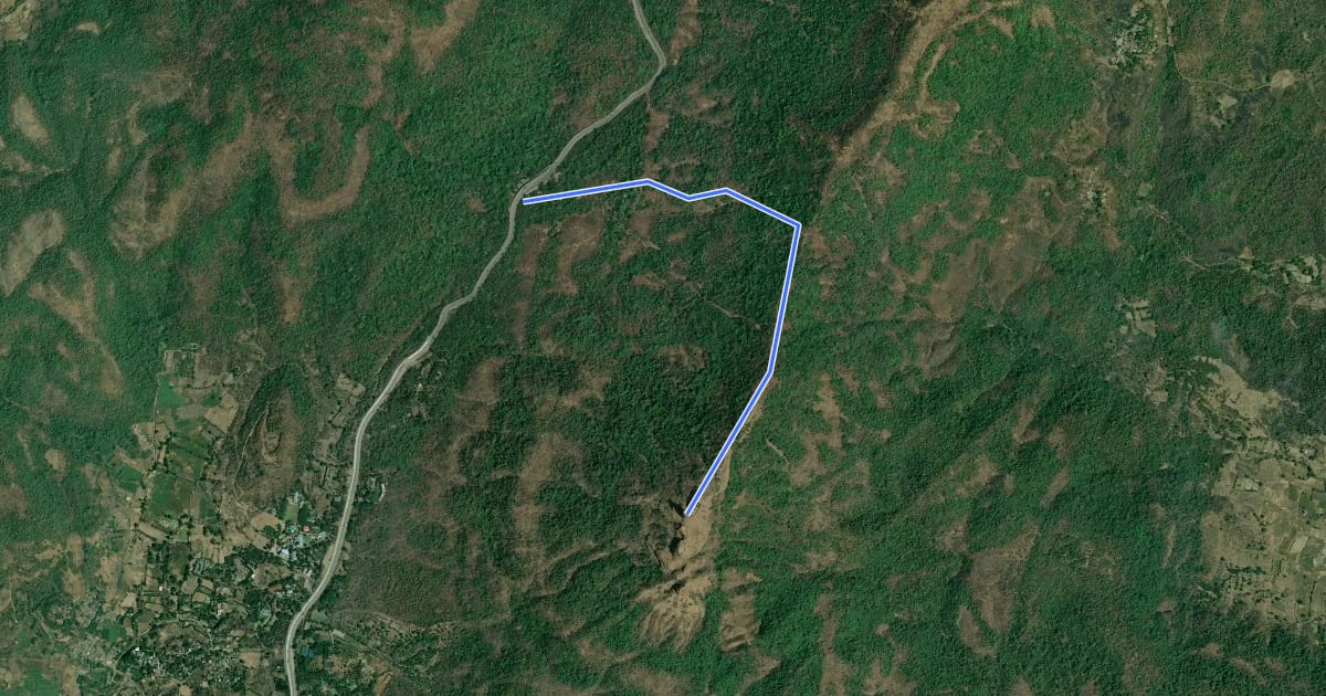Маршрут Karnala на спутниковом снимке
