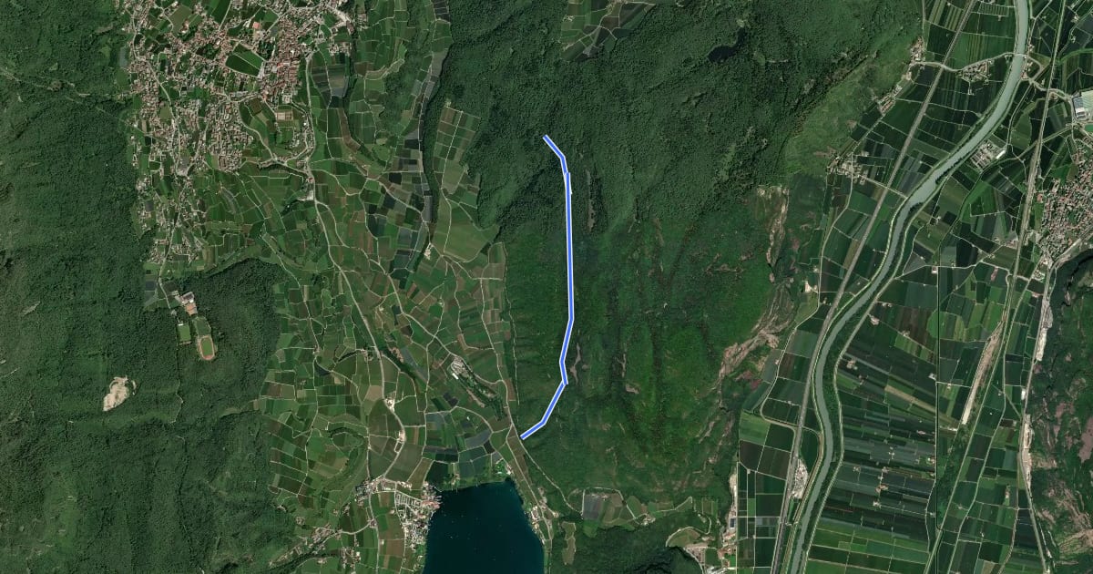 Маршрут Kasterneienweg на спутниковом снимке
