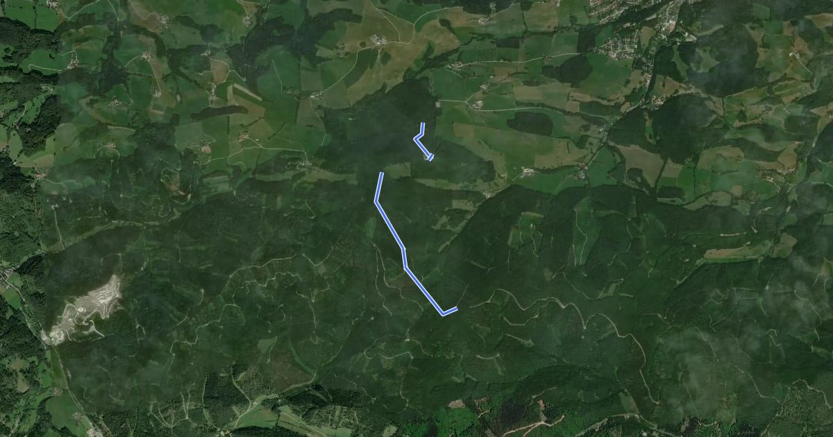 Маршрут Kaumberg Markt - Araburg- Veiglkogel на спутниковом снимке
